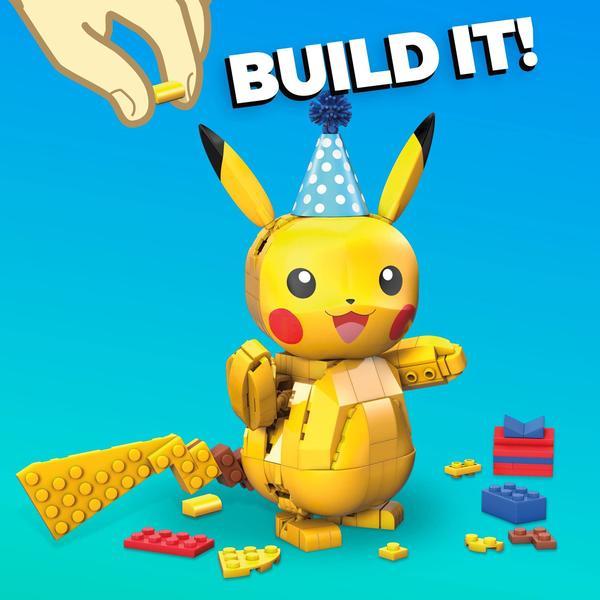 Conjunto de construção Mega Construx Pokémon Celebration Pikachu Imagem de Conjunto de construção Mega Construx Pokémon Celebration Pikachu