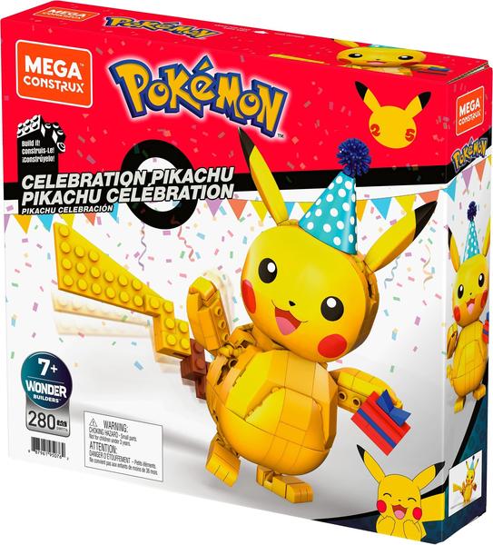 Conjunto de construção Mega Construx Pokémon Celebration Pikachu Imagem de Conjunto de construção Mega Construx Pokémon Celebration Pikachu