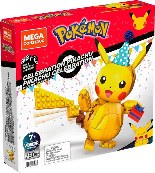 Conjunto de construção Mega Construx Pokémon Celebration Pikachu Imagem de Conjunto de construção Mega Construx Pokémon Celebration Pikachu