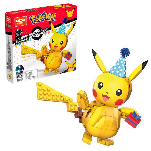 Conjunto de construção Mega Construx Pokémon Celebration Pikachu Imagem de Conjunto de construção Mega Construx Pokémon Celebration Pikachu