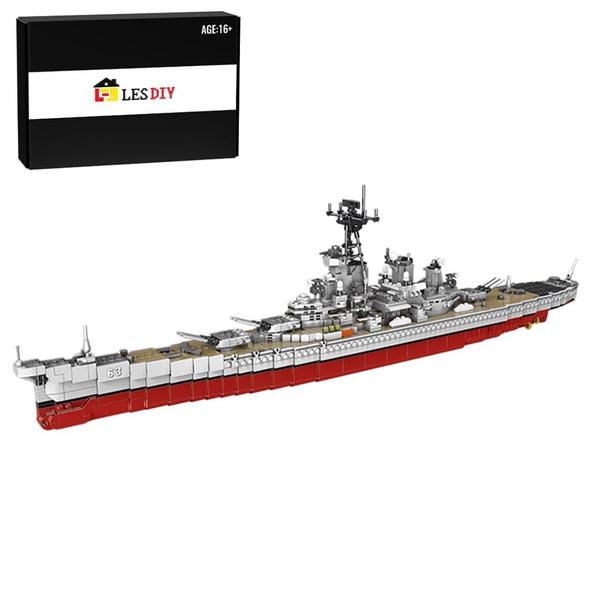 Imagem de Conjunto de construção Military Battleship Destroyer modelo 2631PCS