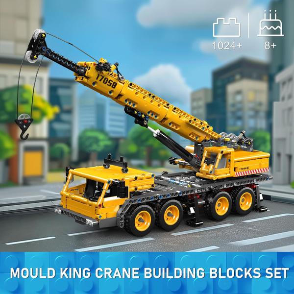 Imagem de Conjunto de construção Mold King City Mobile Crane Truck 17058 997 unidades