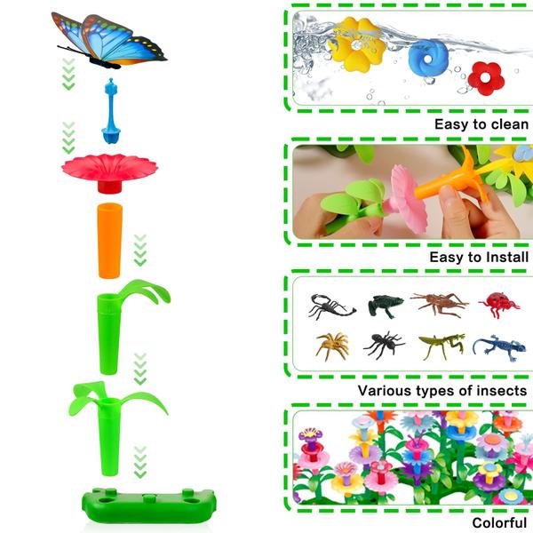Imagem de Conjunto de construção Toy Garden Leetous para crianças de 2 a 6 anos