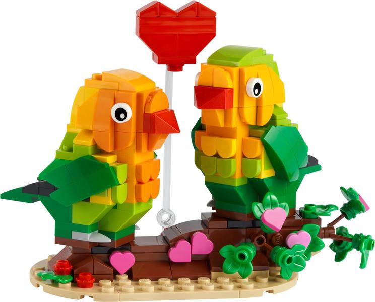 Imagem de Conjunto de construção Valentine Lovebirds para crianças