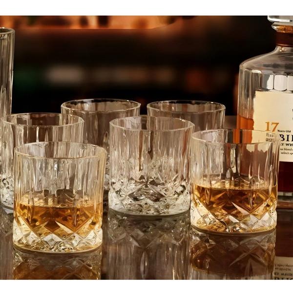 Imagem de Conjunto de Copos de Cristal para Água/Whisky 6 Peças 360 ml Biona Oxford