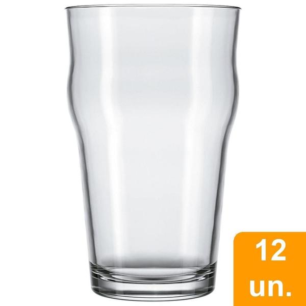 Imagem de Conjunto de Copos Nadir Stout Cerveja 473ml Embalagem com 12 Unidades