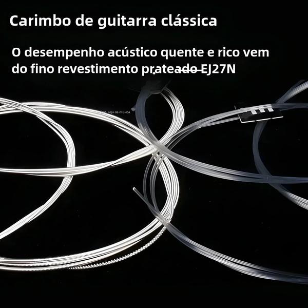 Imagem de Conjunto de Cordas de Nylon para Guitarra Clássica - J27N, J45, J46