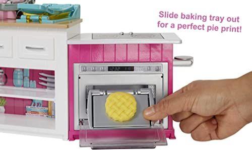 Imagem de Conjunto de Cozinha Barbie com Boneca, Luzes e Sons, Rosa (70 characters)