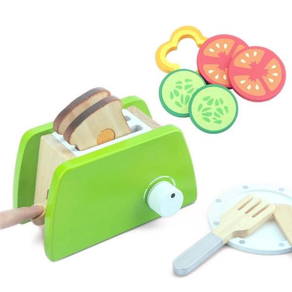 Conjunto de Cozinha de Madeira para Meninas - Brinquedo Educativo para Brincar de Fazer Comida Imagem de Conjunto de Cozinha de Madeira para Meninas - Brinquedo Educativo para Brincar de Fazer Comida