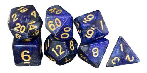 Imagem de Conjunto De Dados Rpg De Mesa Modelo D&d D4 D6 D8 D10 D20