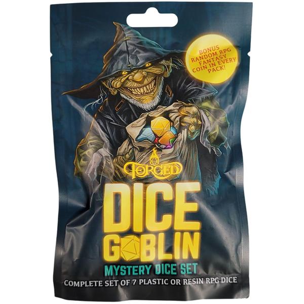 Imagem de Conjunto de dados RPG Forged Dice Co. Conjunto Dice Goblin Mystery