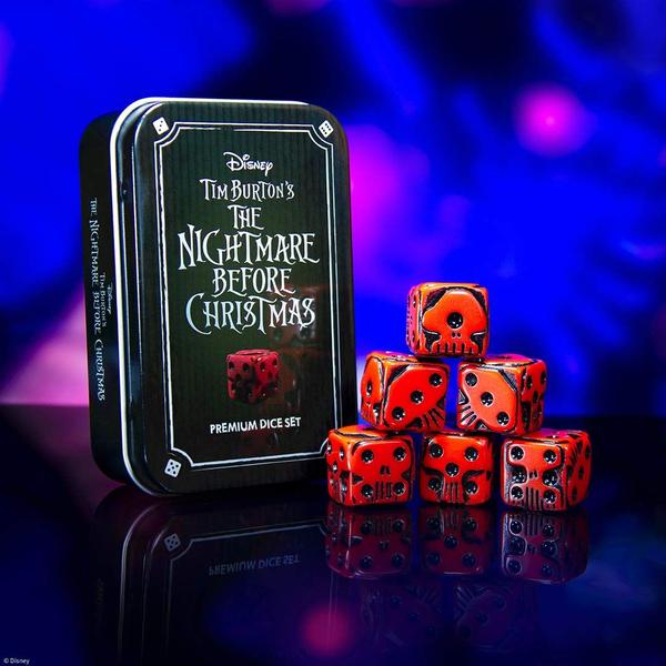 Imagem de Conjunto de dados USAOPOLY Nightmare Before Christmas com estojo de lata