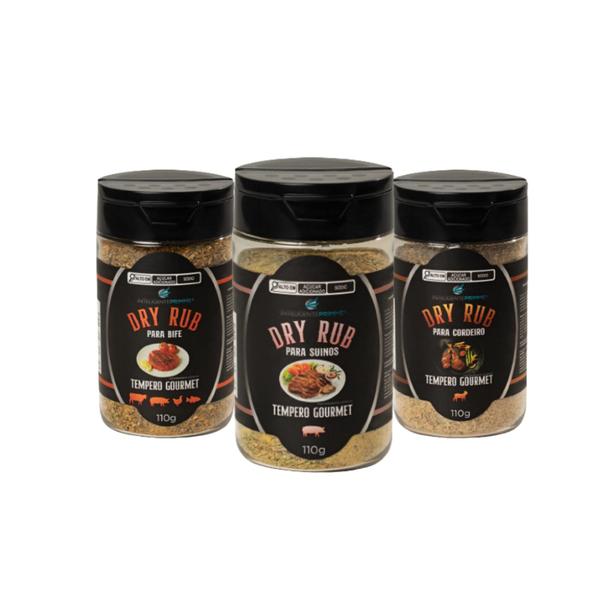 Imagem de Conjunto de Dry Rubs Gourmet Master Chef 330G C.B.S 3