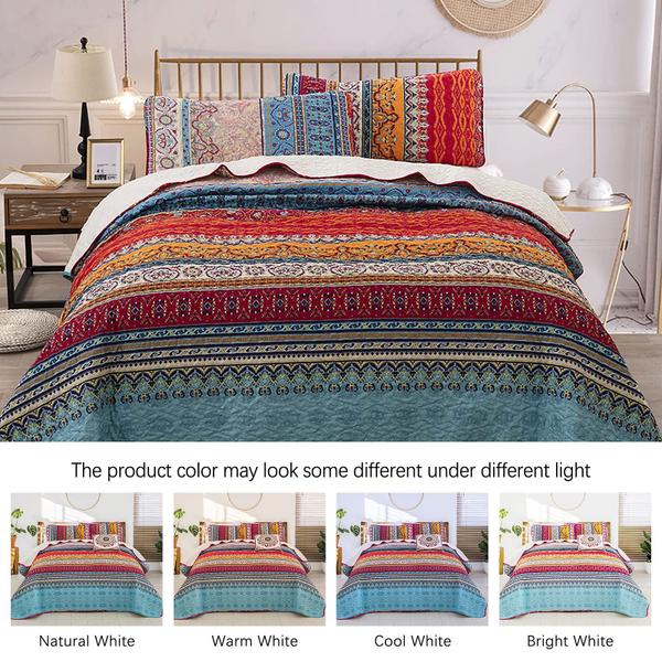 Imagem de Conjunto de edredões WONGS BEDDING Bohemian California King com 2 travesseiros