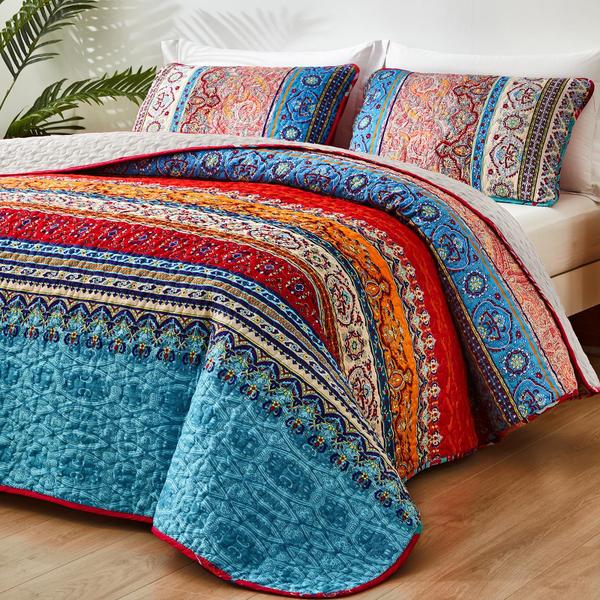 Imagem de Conjunto de edredões WONGS BEDDING Bohemian Full Size com 2 fronhas