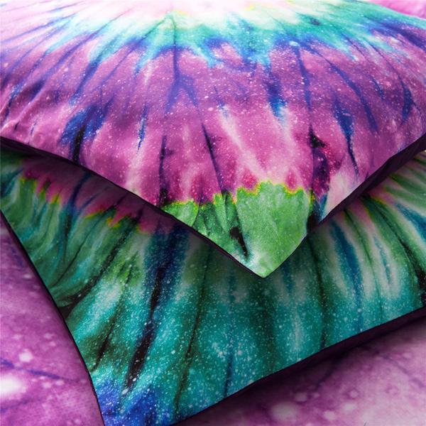 Imagem de Conjunto de edredom A Night Tie Dye Galaxy Queen Size