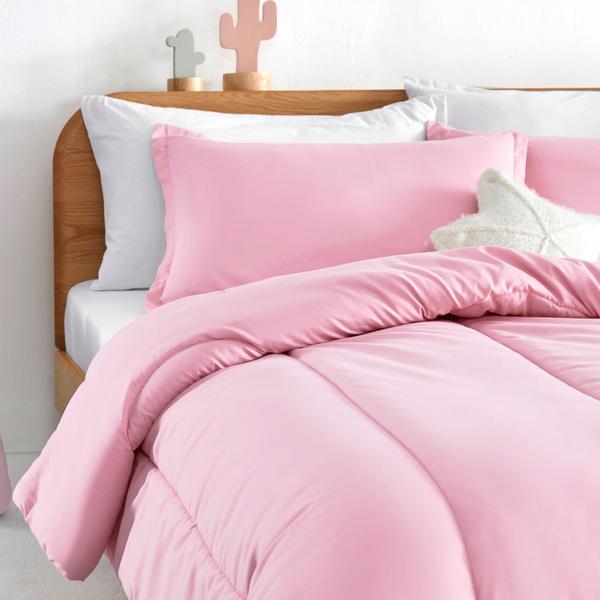 Imagem de Conjunto de edredom SLEEP ZONE Kids Pink Twin com fronha