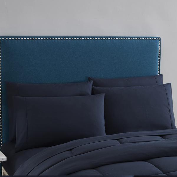 Imagem de Conjunto de Edredom Sweet Home Collection Queen - Azul Marinho