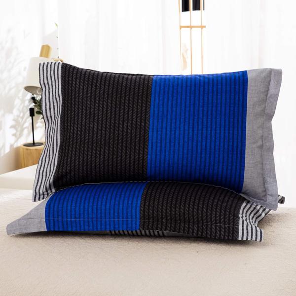 Imagem de Conjunto de edredom WONGS BEDDING Blue King Reversível Cinza Azul