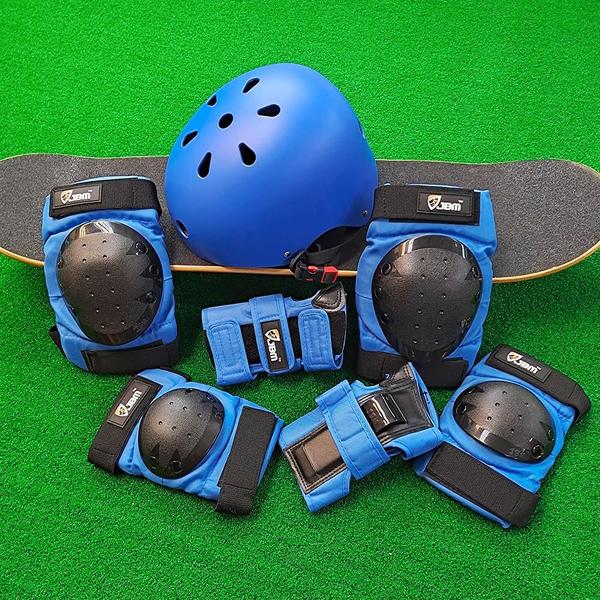 Imagem de Conjunto de equipamentos de proteção JBM para andar de skate para adultos e crianças