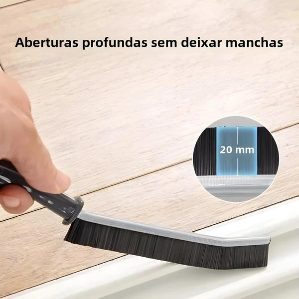 Imagem de Conjunto De Escova De Limpeza De Fenda Durável Para Carro Cozinha Telha Grout Quarto Linha Chão 3