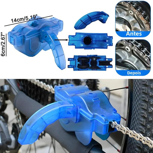 Imagem de Conjunto de Escovas para Limpeza de Corrente e Engrenagem de Bicicleta