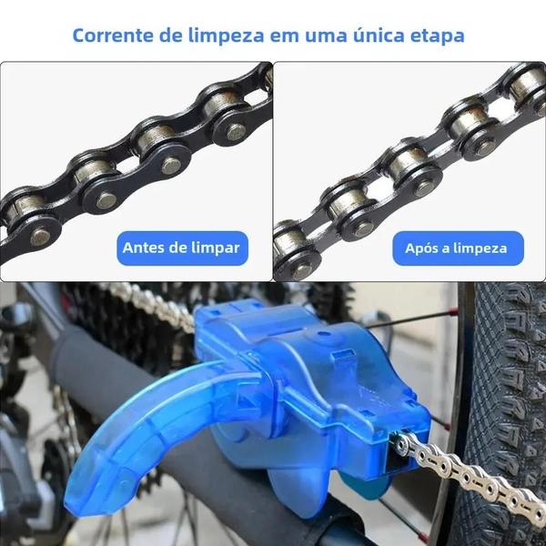 Imagem de Conjunto de Escovas para Limpeza de Corrente e Engrenagem de Bicicleta