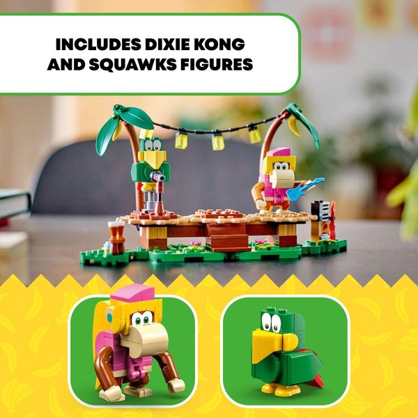 Conjunto de expansão LEGO Super Mario Dixie Kong's Jungle Jam 71421 Imagem de Conjunto de expansão LEGO Super Mario Dixie Kong's Jungle Jam 71421