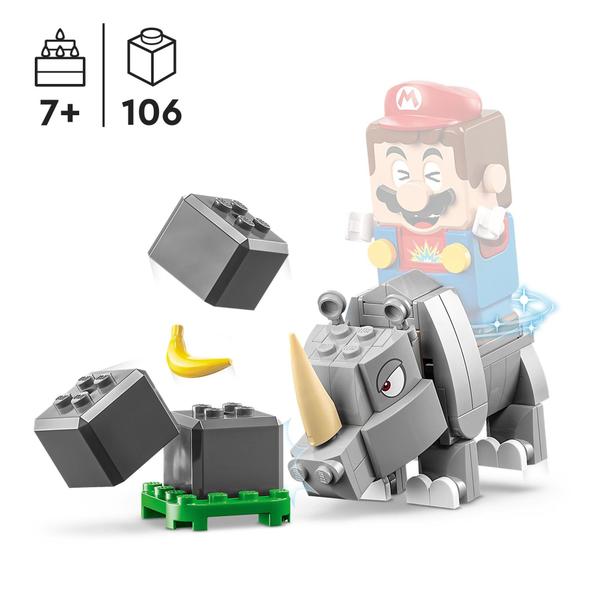 Imagem de Conjunto de expansão LEGO Super Mario Rambi The Rhino 71420