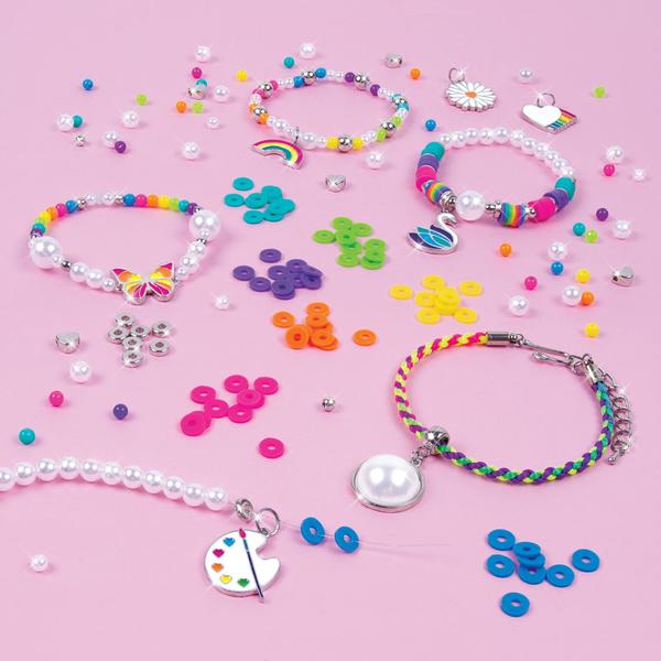 Imagem de Conjunto de fabricação de joias Make It Real Rainbows & Pearls de 8 anos ou mais