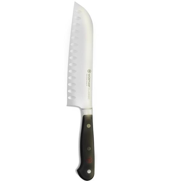 Imagem de Conjunto de facas de bife Wusthof Gourmet de 4 peças + Classic 7 Santoku