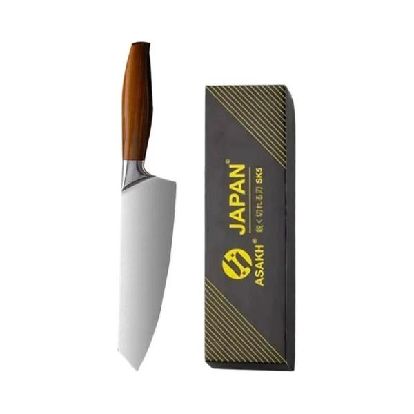 Conjunto de Facas de Chef Japonesas Profissionais - Santoku, Cutelo e Faca para Filé Conjunto de Facas de Chef Japonesas Profissionais - Santoku, Cutelo e Faca para Filé