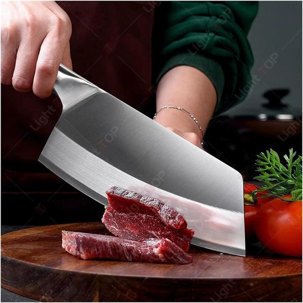 Imagem de Conjunto de Facas de Chef Japonesas Profissionais - Santoku, Cutelo e Faca para Filé