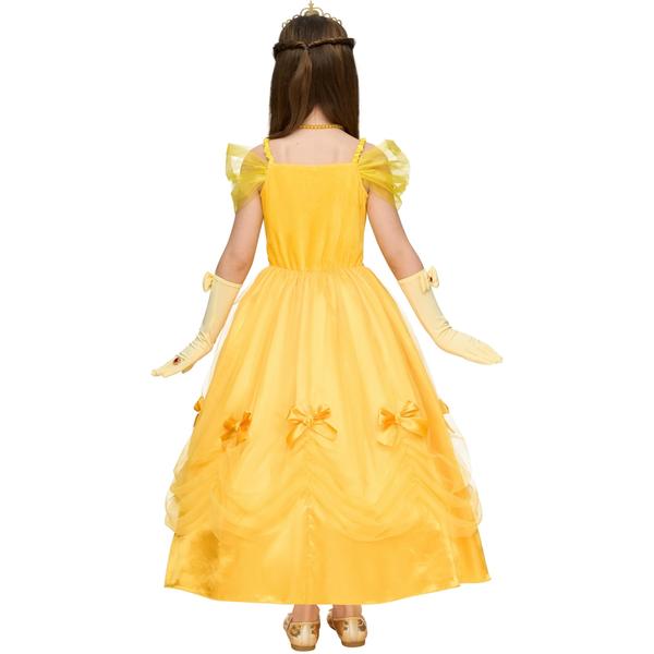 Imagem de Conjunto de fantasias de princesa Spooktacular Creations Yellow Girl 8-10