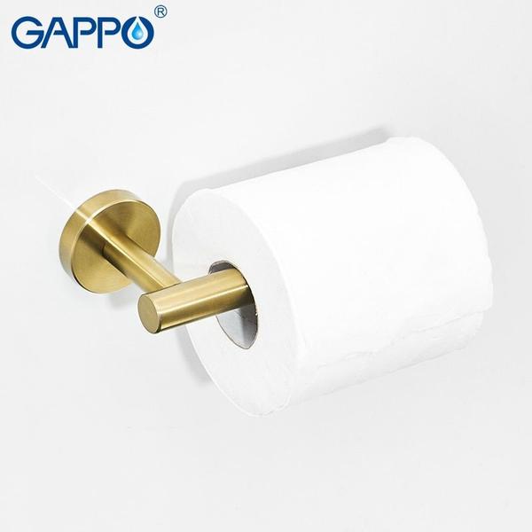 Imagem de Conjunto de ferramentas de banheiro Wokex Gold Robe Hook Towel Bar Paper H