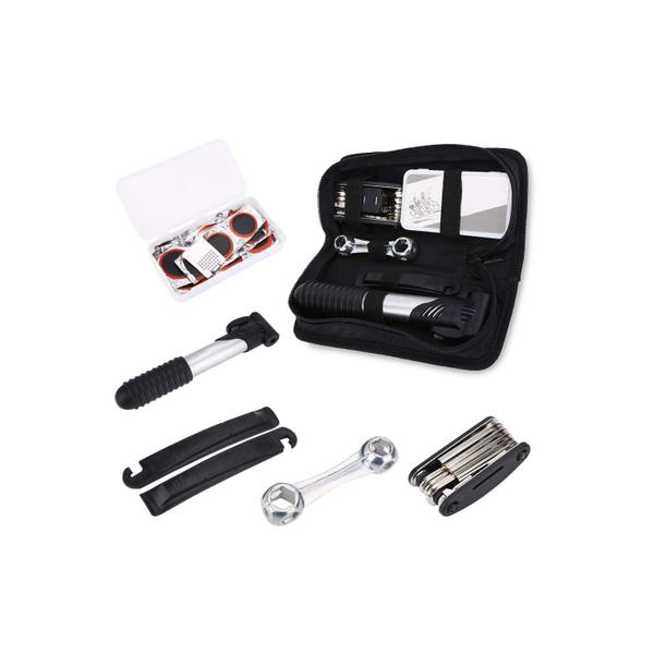 Conjunto de ferramentas de reparo de bicicletas 12 em 1 Vida Buenas com estojo - Lightbek Official Store Imagem de Conjunto de ferramentas de reparo de bicicletas 12 em 1 Vida Buenas com estojo