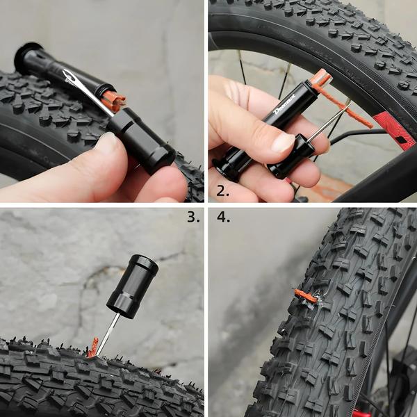 Imagem de Conjunto de Ferramentas para Reparo de Pneus de Mountain Bike - Sem Câmara de Ar e Cola