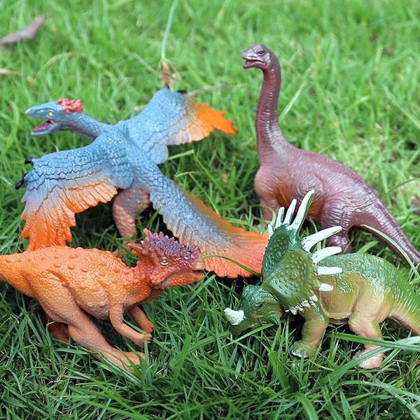 Imagem de Conjunto de figuras de dinossauro EOIVSH Realistic Jurassic Kids de 3 a 5 anos