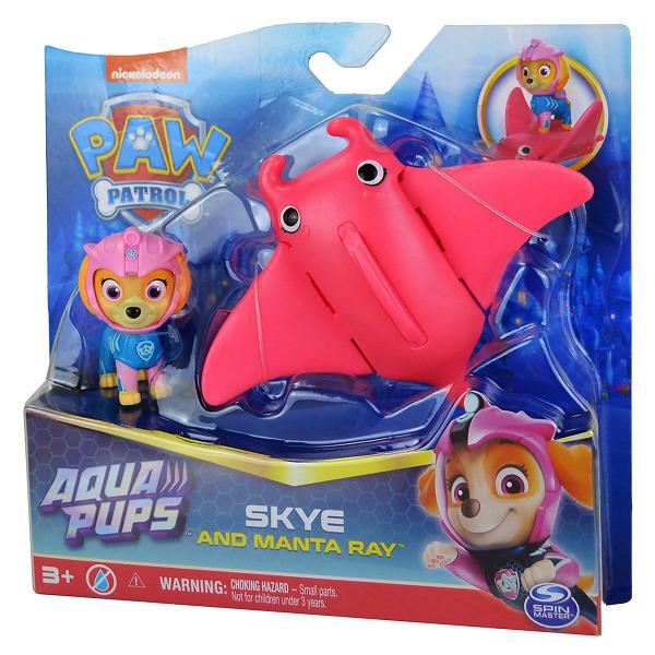 Conjunto de Figuras - Skye e Raia Manta - Aqua Pups - Patrulha Canina - Sunny Imagem de Conjunto de Figuras - Skye e Raia Manta - Aqua Pups - Patrulha Canina - Sunny