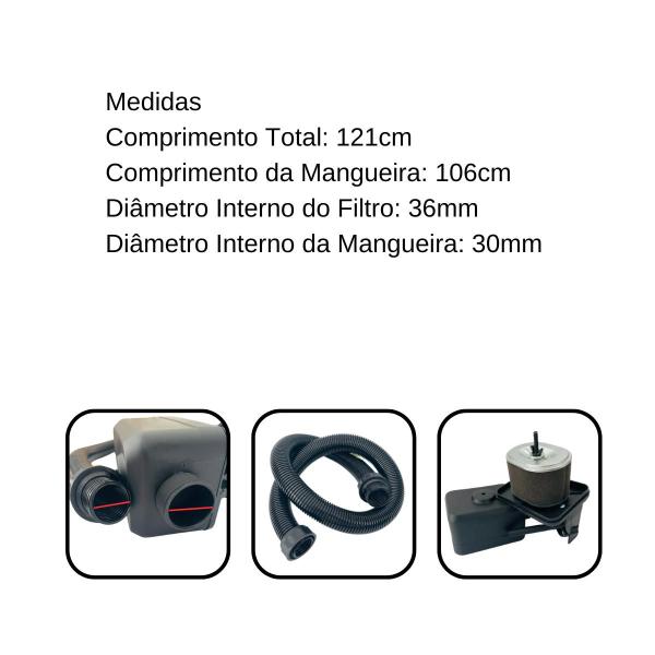 Conjunto de Filtro de Ar Linha: Snorkel P/ Motor BFG 5.5cv - Buffalo Imagem de Conjunto de Filtro de Ar Linha: Snorkel P/ Motor BFG 5.5cv