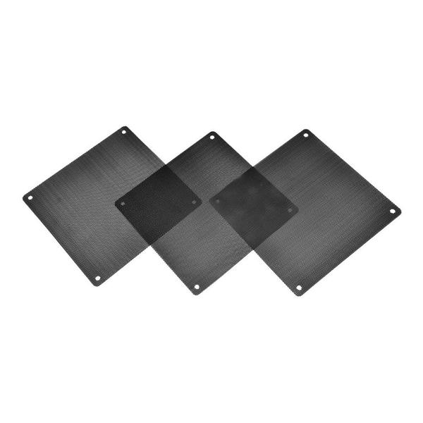 Imagem de Conjunto de filtros de poeira EBOOT 120 mm PVC preto para ventilador de PC, 10 pacotes