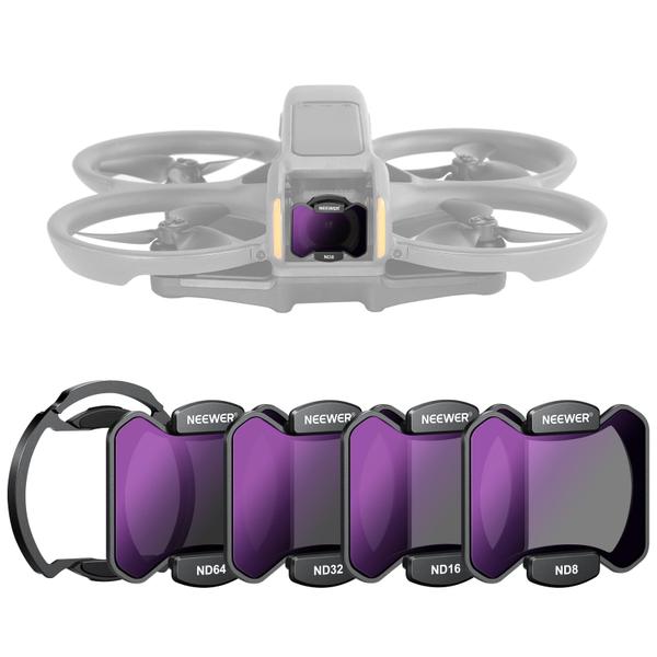 Imagem de Conjunto de filtros ND Neewer Magnetic Mount DJI Avata 2 com estojo, pacote com 4