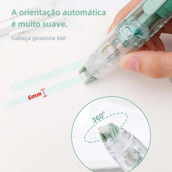 Imagem de Conjunto De Fita Dupla Face Transparente Com Distribuição De Pontos, 12 Peças, Recargas