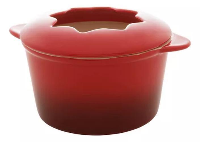 Imagem de Conjunto De Fondue Importado - 10 Peças, 6 Garfos - Cerâmica