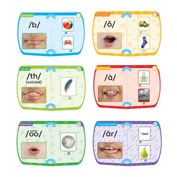 Imagem de Conjunto de fonemas hand2mind Mirror My Sounds Phonics Kindergarten