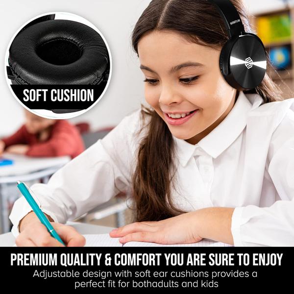 Imagem de Conjunto de fones de ouvido e microfone Sonitum Premium Classroom E-Learning x5