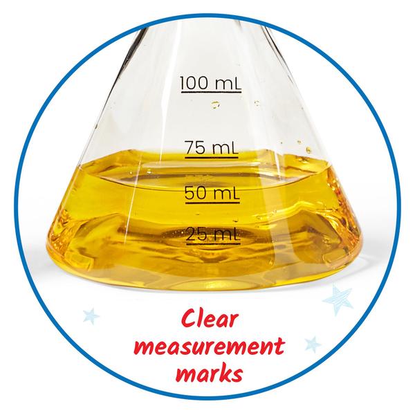 Imagem de Conjunto de frascos de medição científica hand2mind Starter Kids, 3 unidades