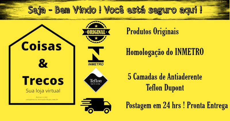Conjunto De Frigideira 3 Peças Antiaderente Techflon Nacional - Alumínio Nacional Imagem de Conjunto De Frigideira 3 Peças Antiaderente Techflon Nacional