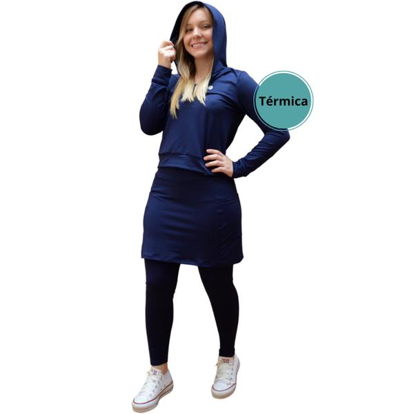 Conjunto De Frio Térmico Calça Saia Interno Peluciada Uv+ Roupa Fitness Evangélica Inverno - ALLAS MODA FITNESS EVANGÉLICA Imagem de Conjunto De Frio Térmico Calça Saia Interno Peluciada Uv+ Roupa Fitness Evangélica Inverno