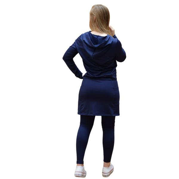 Conjunto De Frio Térmico Calça Saia Interno Peluciada Uv+ Roupa Fitness Evangélica Inverno - ALLAS MODA FITNESS EVANGÉLICA Imagem de Conjunto De Frio Térmico Calça Saia Interno Peluciada Uv+ Roupa Fitness Evangélica Inverno